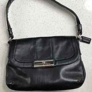 Coach Kristin Leather Top Handle Pouch 45166